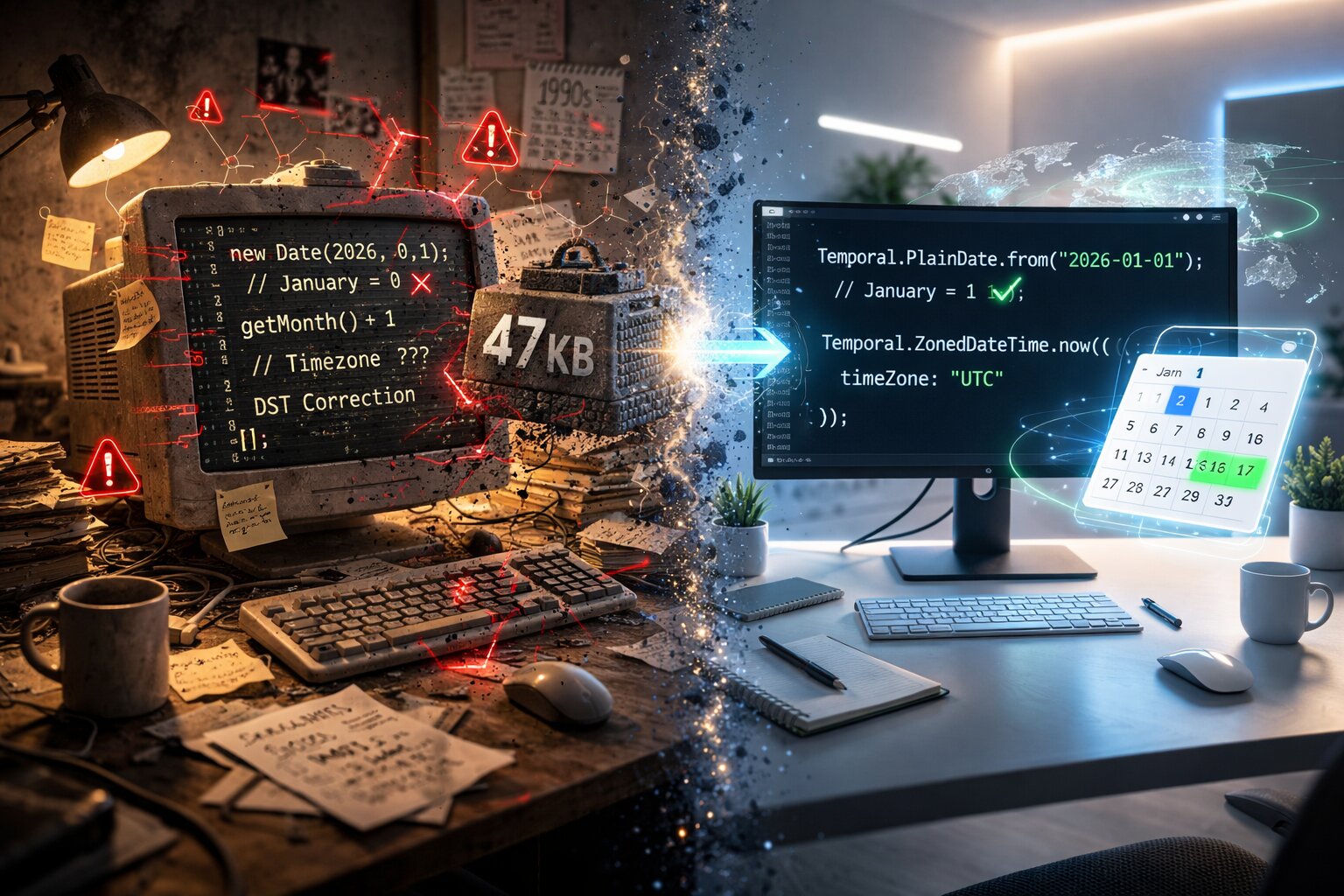 JavaScript Temporal API in 2026 and Why Moment.js, Date-fns and Every Date Library You Use Are Now Officially Unnecessary